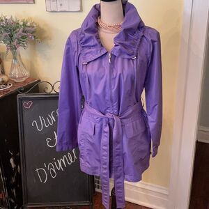 Sz 0 Zenergy by Chico’s #COQUETTE-GIRL Purple Windbreaker EUC